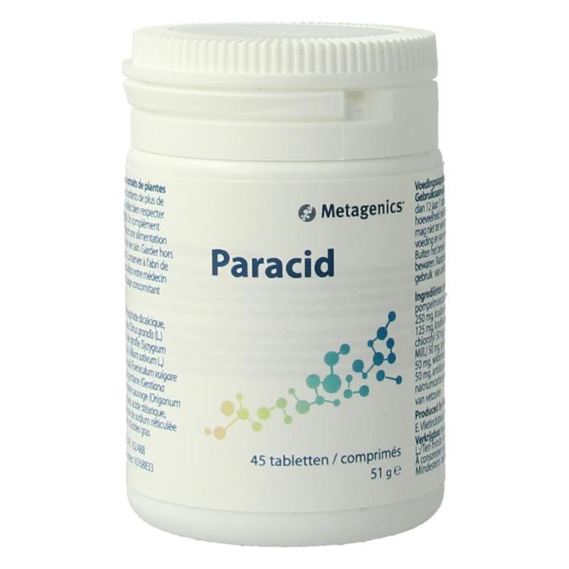 Metagenics Metagenics Paracid V5 NF 45TABL - 45tb