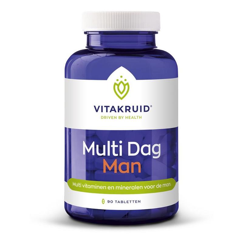 Vitakruid Vitakruid Multi Dag Man 100% Vegan - 90tb