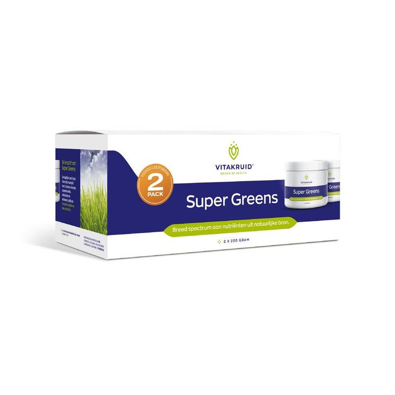 Vitakruid Vitakruid Super Greens 2-Pack probiotica & enzymen - 2st