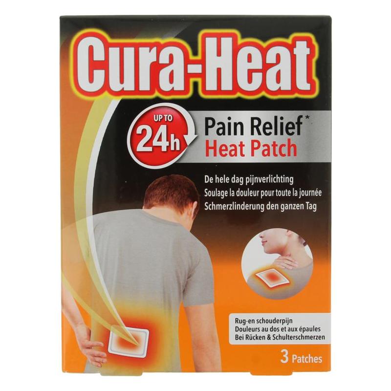 Cura heat Cura Heat Cura-Heat Rug- & Schouderpijn - 3st