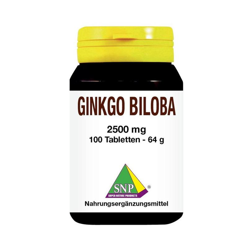 Snp SNP Ginkgo biloba 2500 mg - 100tb
