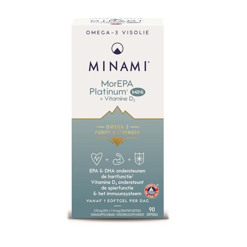 Minami Minami MorEPA Platinum Mini + Vitamine D3 - 90sft