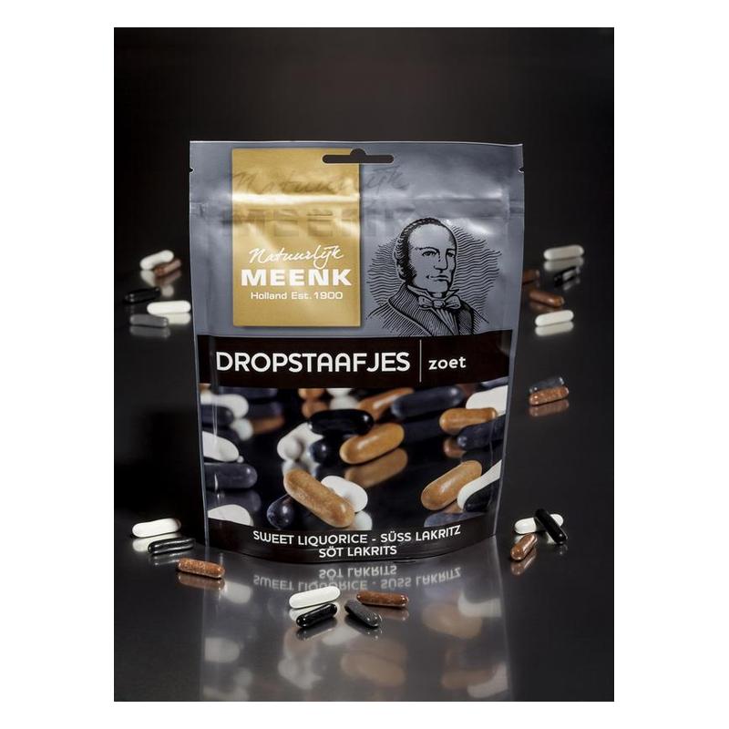 Meenk Meenk Dropstaafjes - 225gr