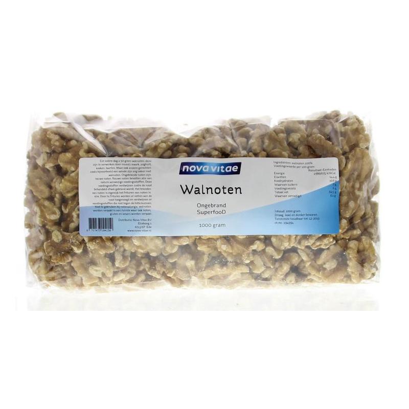 Nova vitae Nova Vitae Walnoten ongebrand - 1kg