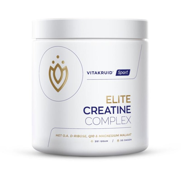 Vitakruid Vitakruid Elite Creatine Complex D-Ribose, Q10 & M - 261gr