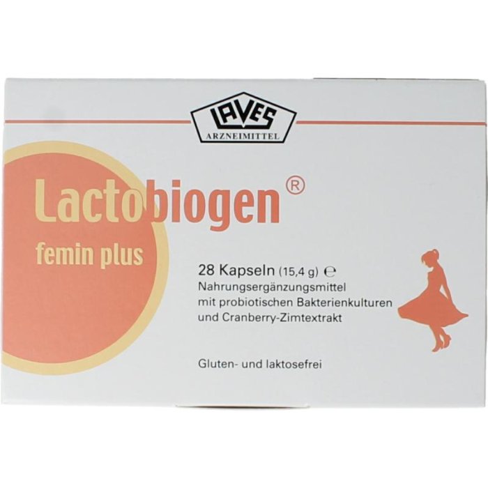 Laves Laves Lactobiogen Femin PLus - 28cp