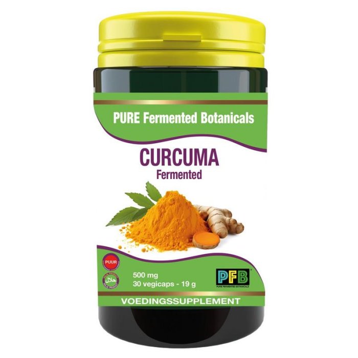 Snp SNP Curcuma Fermented Puur 500mg - 30vcp