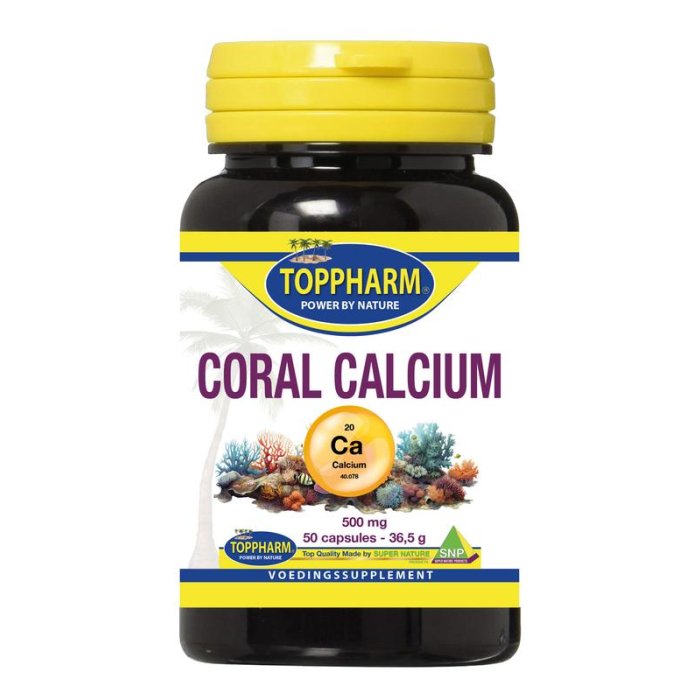 Toppharm TOPPHARM Coral calcium 500 mg - 50cp