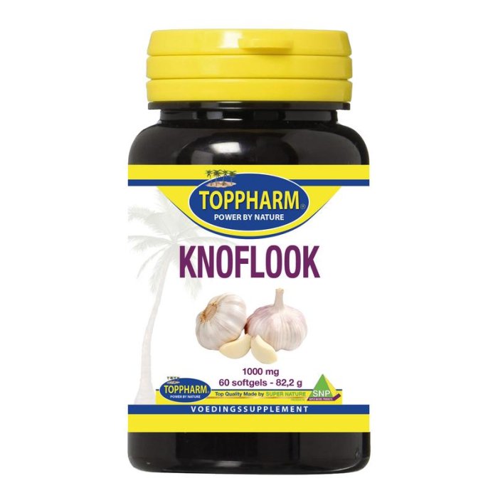 Toppharm TOPPHARM Knoflook 1000 mg - 60sft