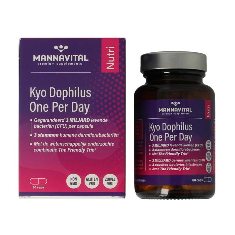 Mannavital Mannavital Kyo Dophilus One per day - 60cp