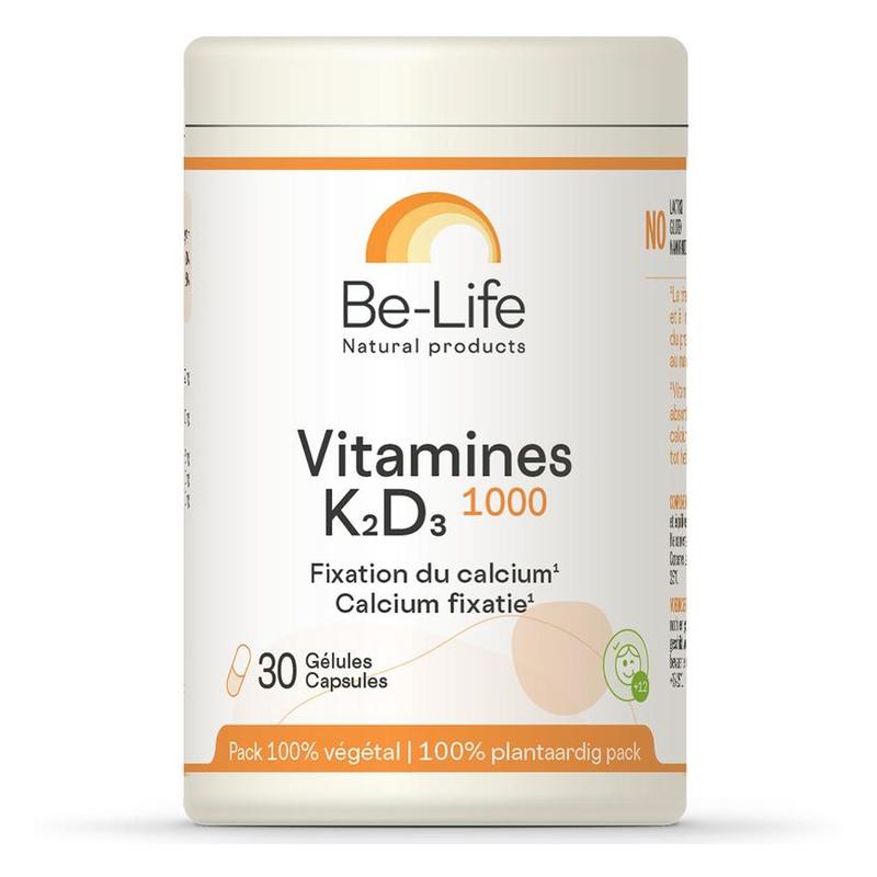 Be-life Be-Life Vitamines K2 D3 1000 - 30cp