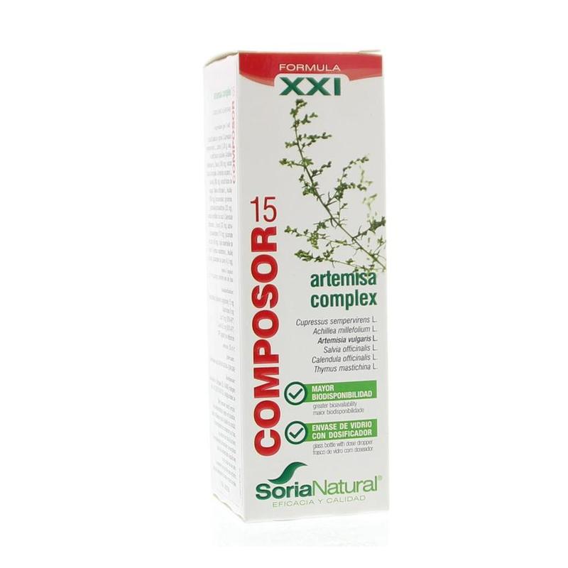 Soria natural Soria Natural Composor 15 Artemisia complex XXI - 50ml