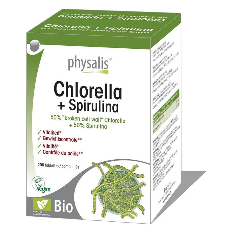 Physalis Physalis PH Chlorella + Spirulina BIO - 200tb