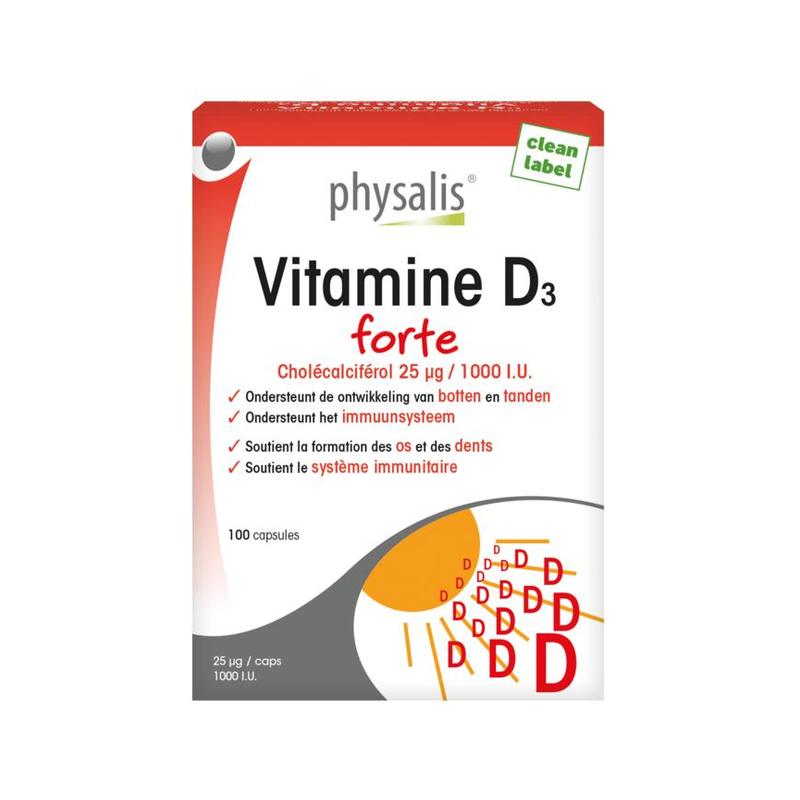 Physalis Physalis PH Vitamine D3 forte - 100cp