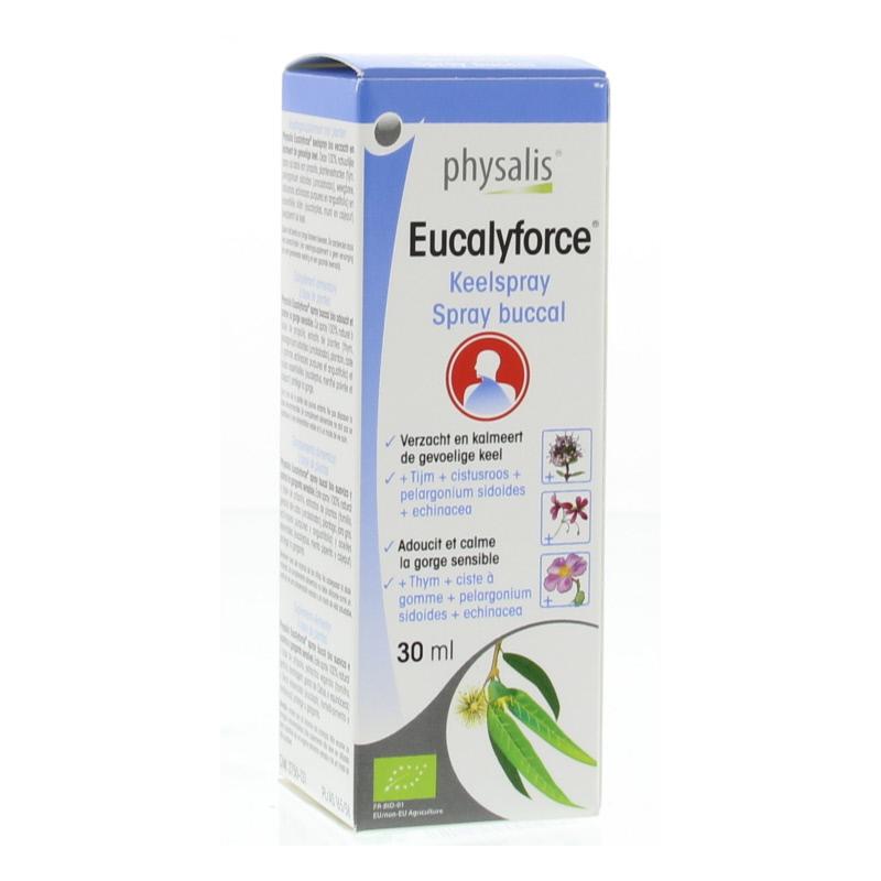 Physalis Physalis PH Eucalyforce keelspray  BIO - 30ml