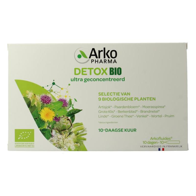 Arkofluids ARKOFLUIDS BIO Detox 10 dagen kuur - 10amp