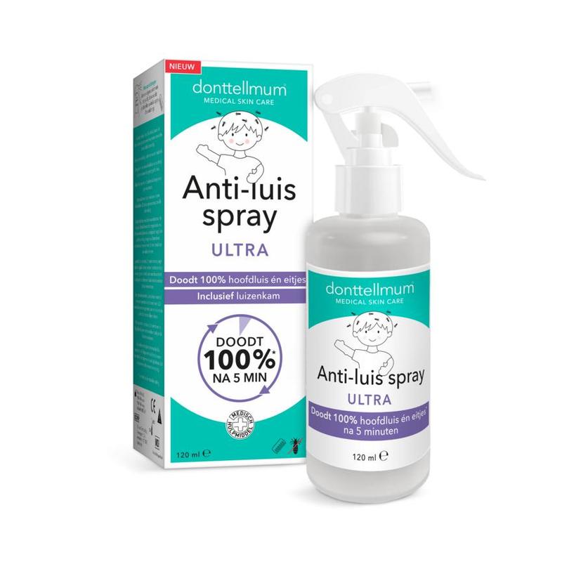 Donttellmum donttellmum Anti-luis spray Ultra 120ml - 120ml