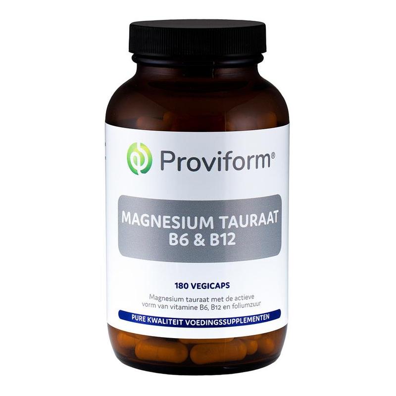 Proviform Proviform Magnesium Tauraat B6 & B12 180vcaps - 180vcp