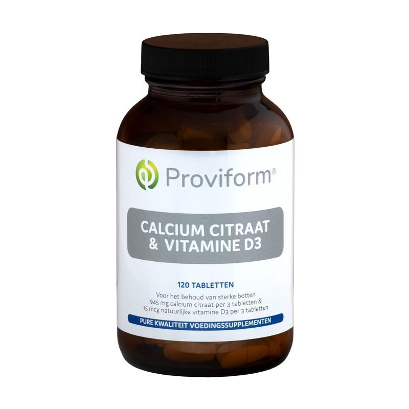 Proviform Proviform Calcium Citraat & D3 120tabl - 120tb