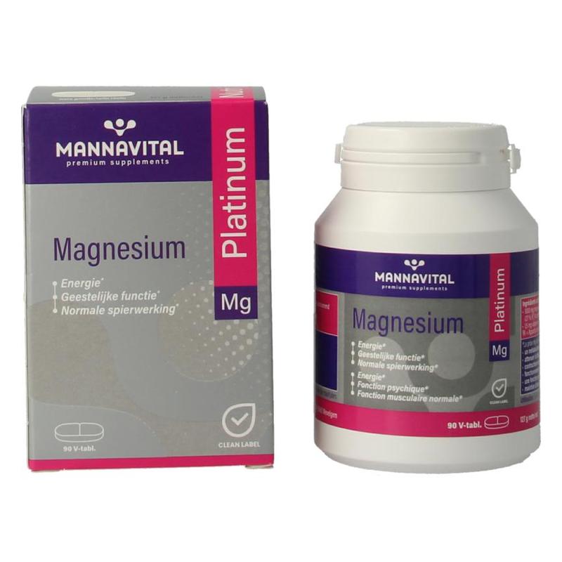 Mannavital Mannavital Magnesium Platinum - 90tb