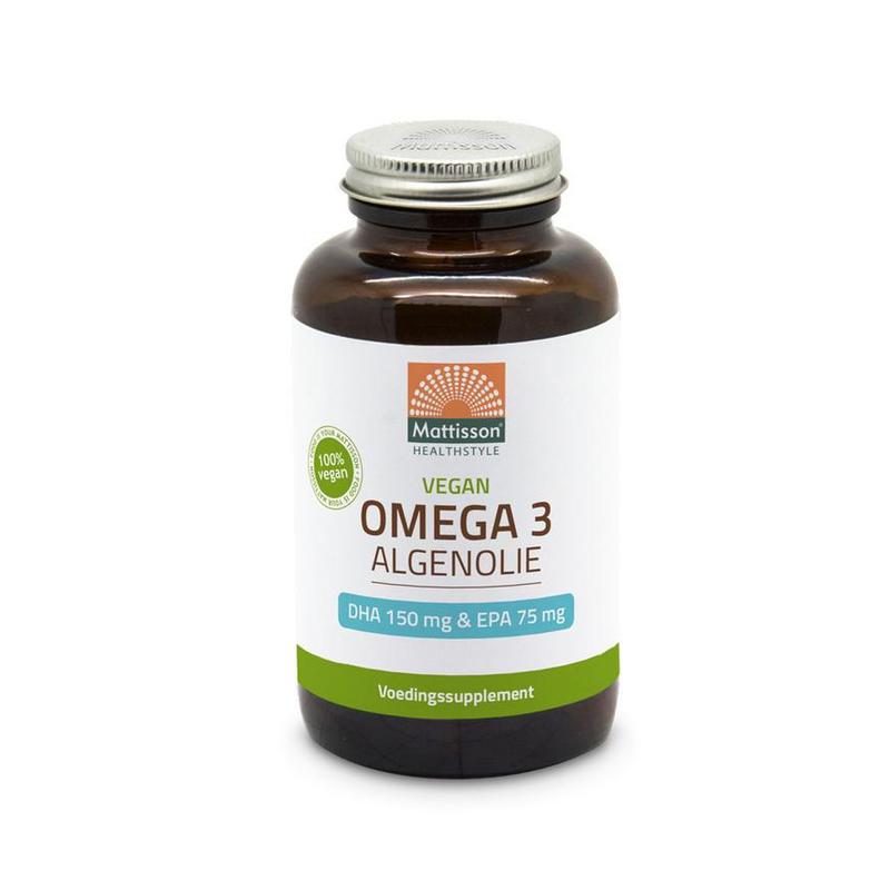 Mattisson Mattisson Veg Omega3 Algolie DHA150EPA75mg 120vcap - 120vcp