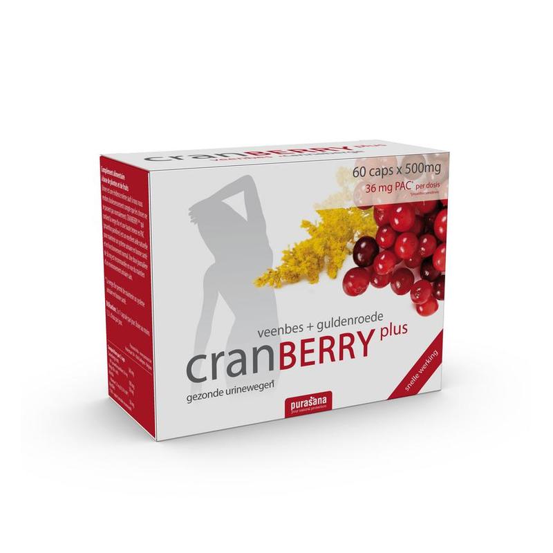 Purasana PURASANA Cranberry plus (Urimak) 60 caps - 60cp