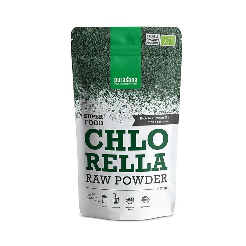 Purasana PURASANA Chlorella poeder 200 g BIO - 200gr