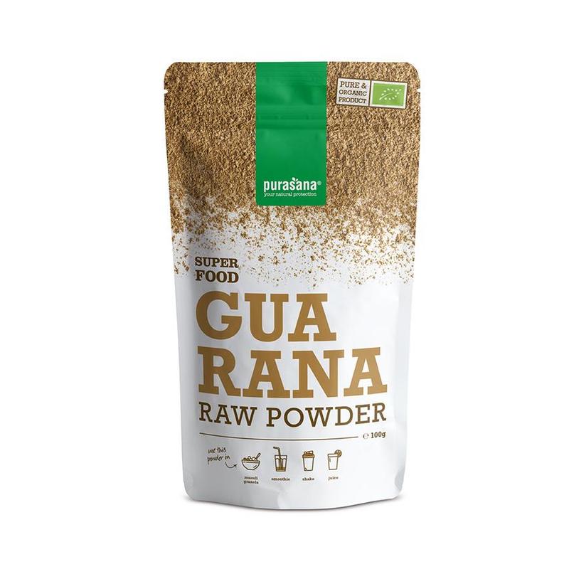 Purasana PURASANA Guarana poeder 100 g BIO - 100gr