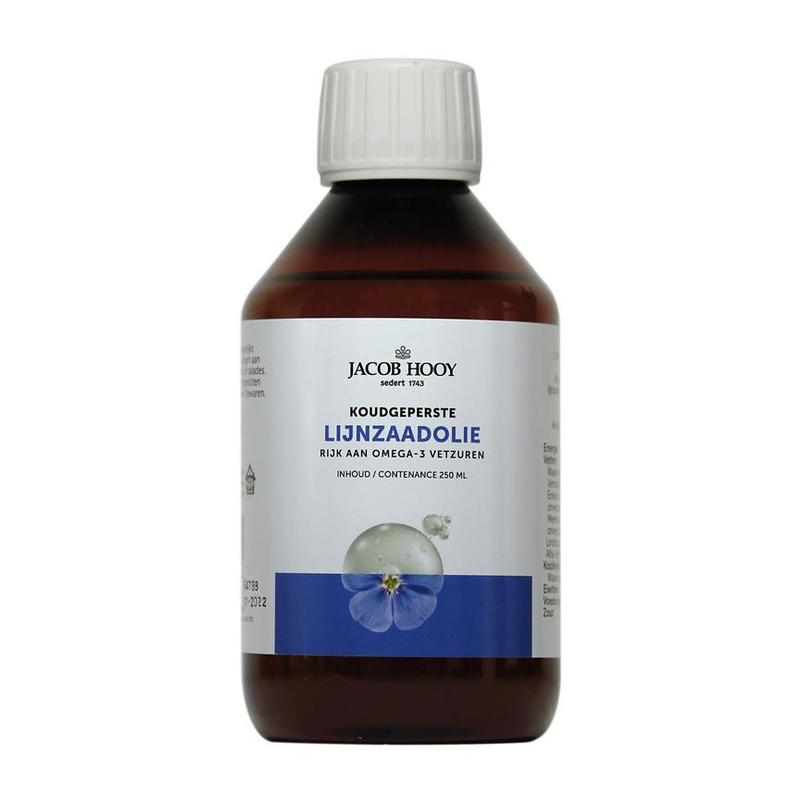 Jacob hooy Jacob Hooy LIJNZAADOLIE 250ML - 250ml