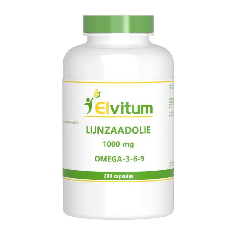Elvitum Elvitum Lijnzaadolie 1000 mg - 200cp