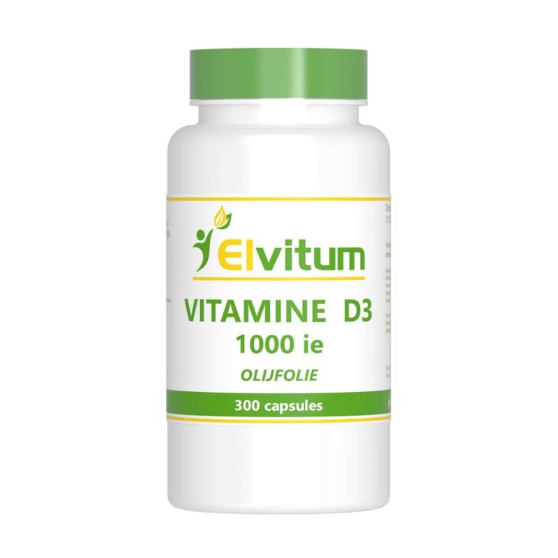 Elvitum Elvitum Vitamine D3 1000 ie - 300cp