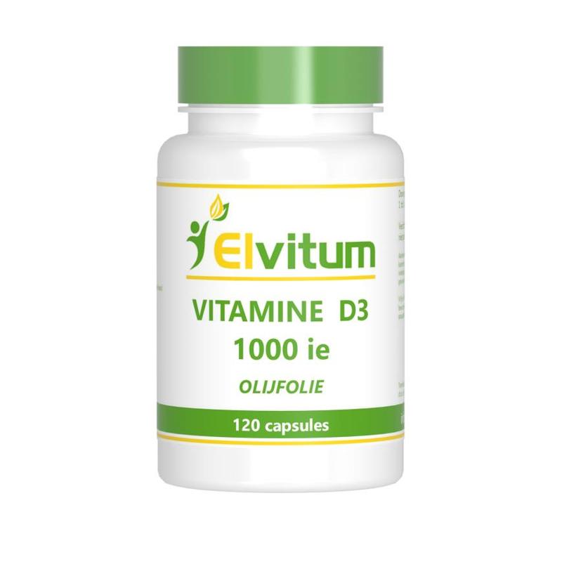 Elvitum Elvitum Vitamine D3 1000 ie - 120cp
