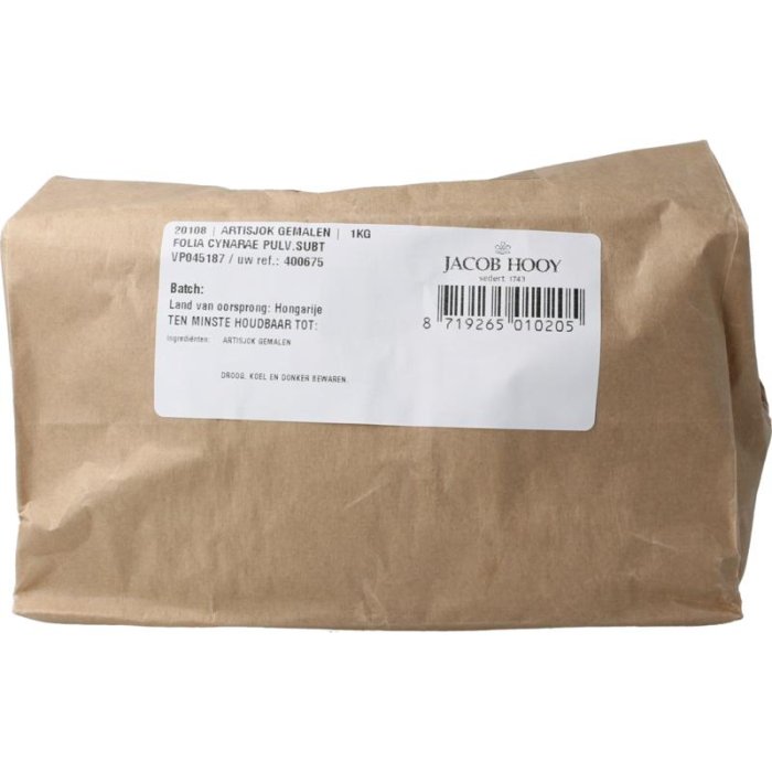 Jacob hooy jacob Hooy ARTISJOK GEMALEN - 1kg