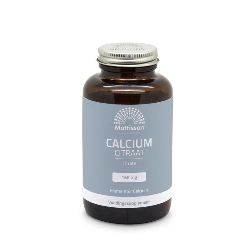 Mattisson Mattisson Calcium Citraat 168mg - 120 capsule - 120vcp