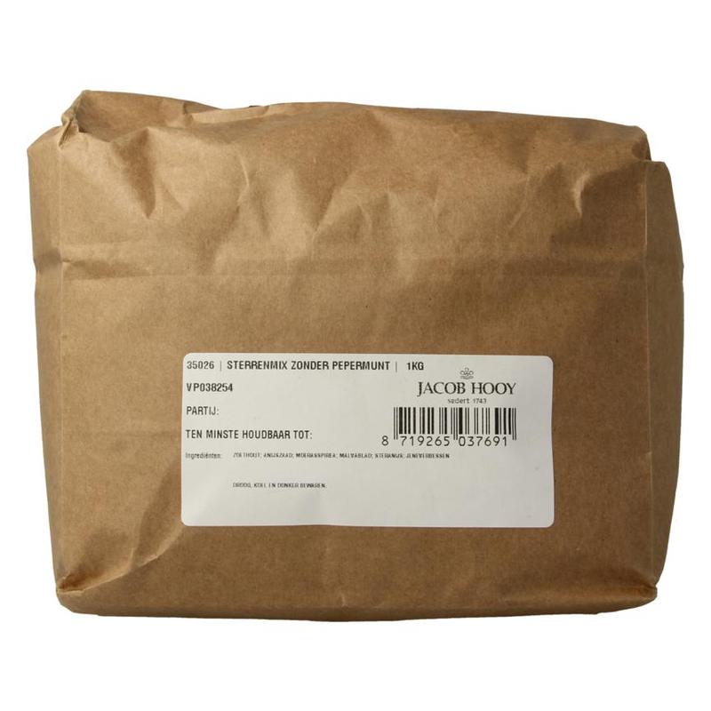 Jacob hooy jacob Hooy STERRENMIX ZONDER PEPERMUNT - 1kg