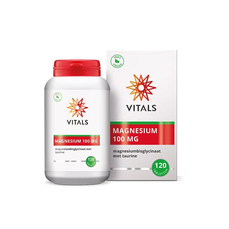 Vitals Vitals Magnesium bisglycinaat 100mg Taurine - 120tb