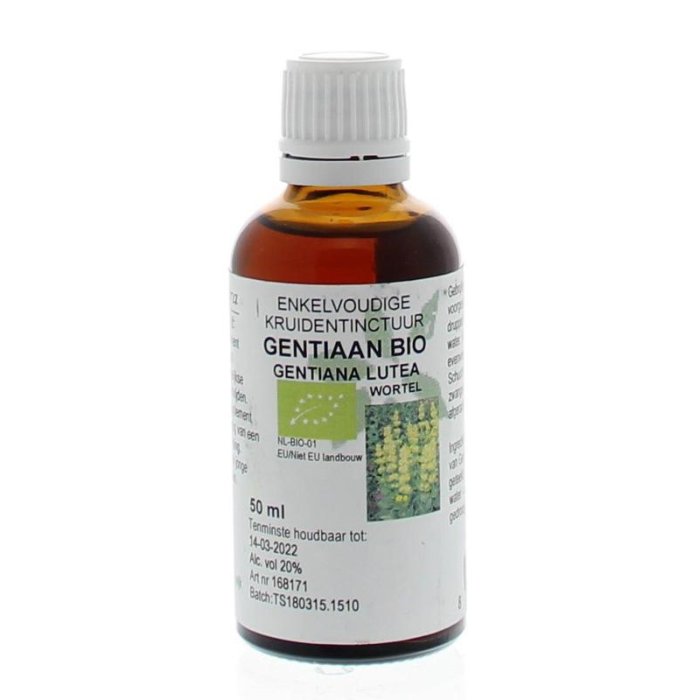 Cruydhof CRUYDHOF Gentiana lutea rad/Gele Gentiaan BIO - 50ml
