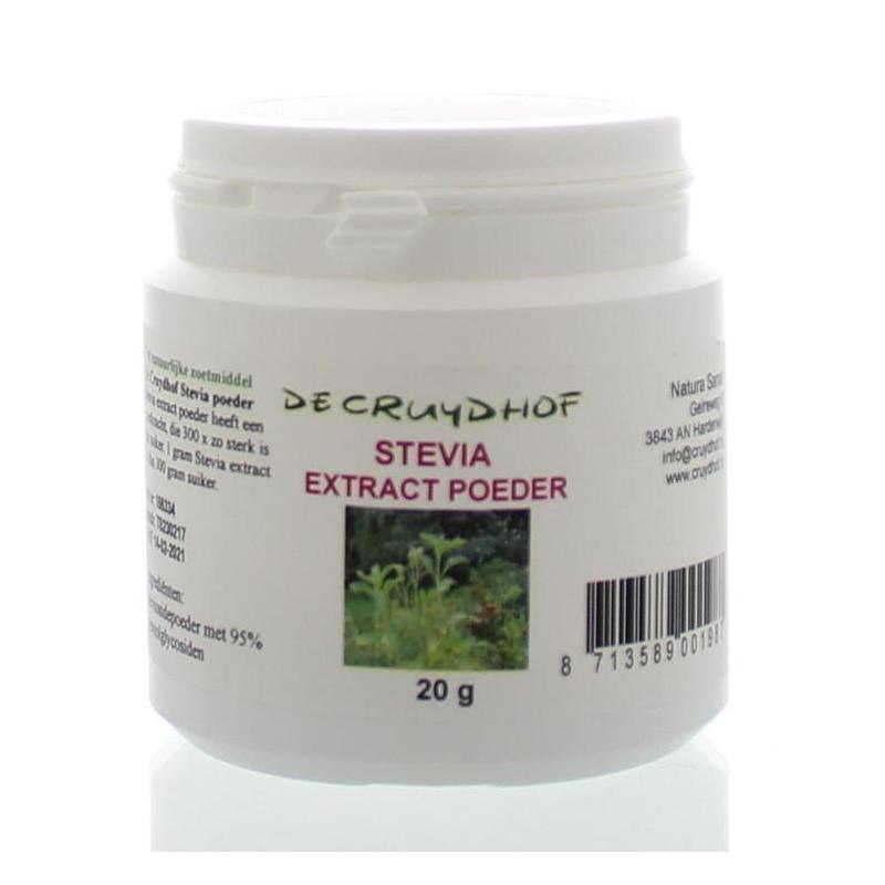 Cruydhof CRUYDHOF Stevia extract poeder - 20gr