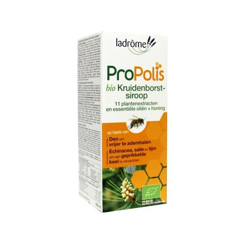 La drome LA DROME ProPolis Hoestsiroop met honing BIO - 150ml