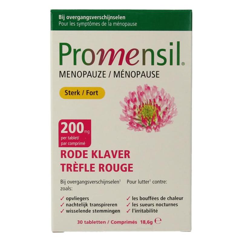 Promensil PROMENSIL Menopauze Sterk 200mg Rode Kl - 30tb