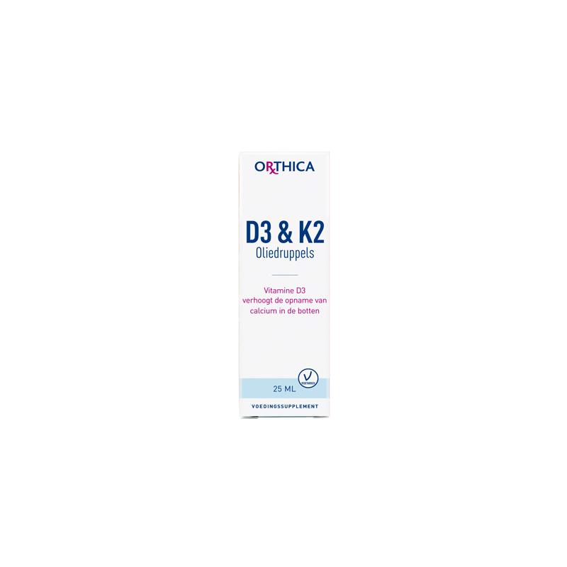 Orthica Orthica D3 & K2 oliedruppels - 25ml