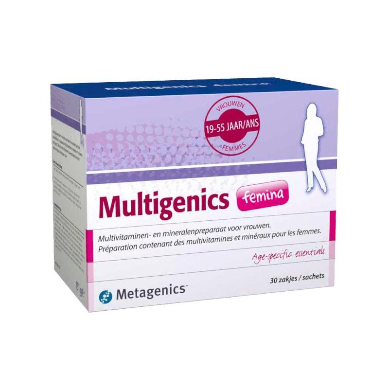 Metagenics Metagenics Multigenics Femina NF 30 zakjes - 30sach