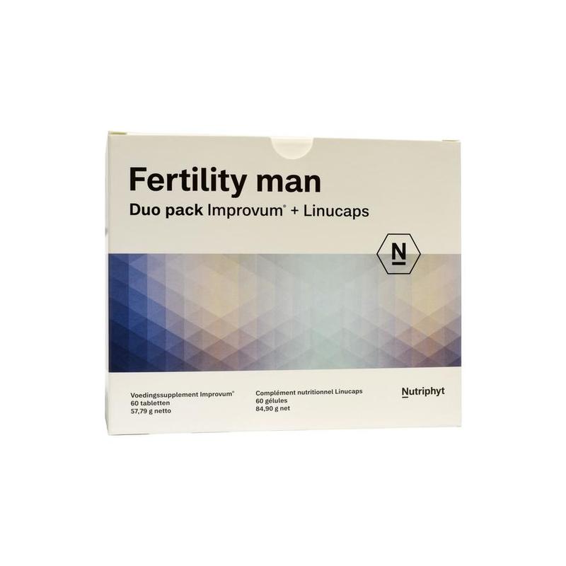 Nutriphyt Nutriphyt Fertility Man duo pack Improvum Linucaps - 120cp