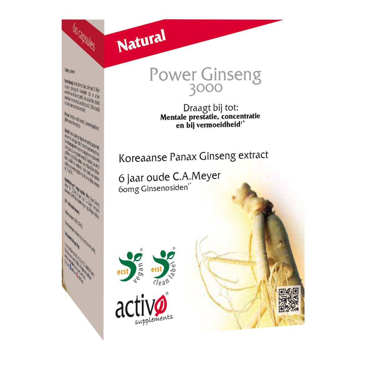 Activo activO Power Ginseng - 60vcp