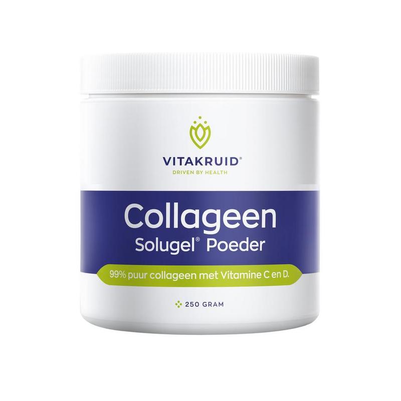 Vitakruid Vitakruid Collageen SolugelÂ® poeder met vit C & D - 250gr
