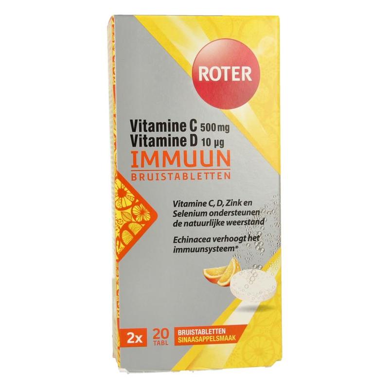 Roter Roter Vitamine C Immuun Bruis - 40btb