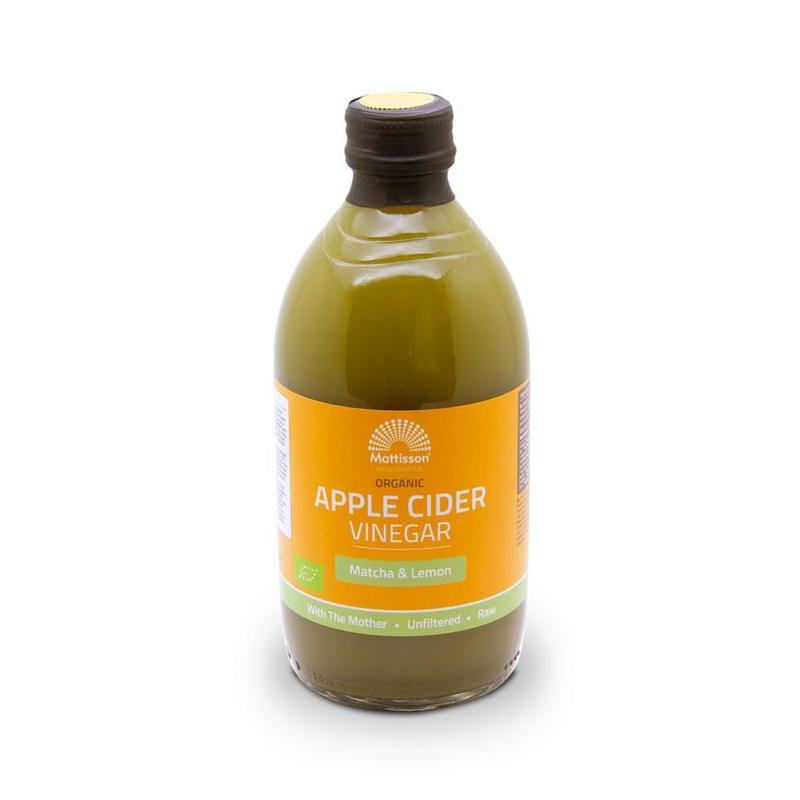 Mattisson Mattisson Apple Cider Vinegar Matcha & Lemon Bio - 500ml