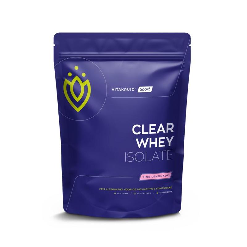 Vitakruid Vitakruid Clear Whey Isolate - Pink Lemonade - 750gr