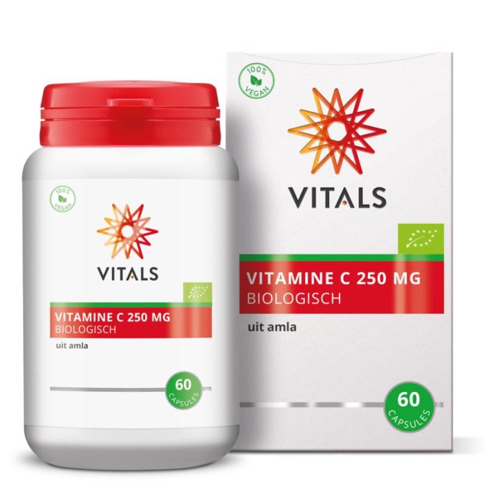 Vitals Vitals Vitamine C250mg Bio uit Amla - 60cp