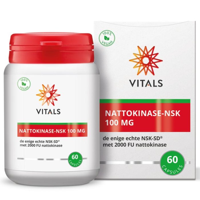 Vitals Vitals Nattokinase-NSK 100mg met NSK-SD - 60cp